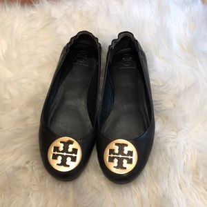 Tory Burch Minnie Ballet with Metal Logo